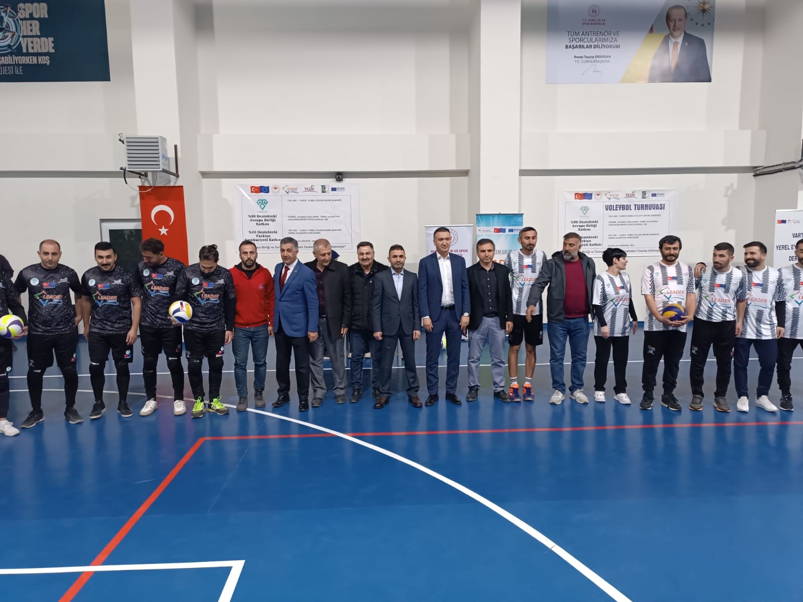 LEADER Tedbiri Kapsamında Voleybol Turnuvası Düzenlendi